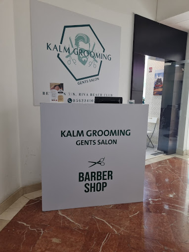 Best barber shop in Palm Jumeirah Dubai - Reception area at Riva Beach Club